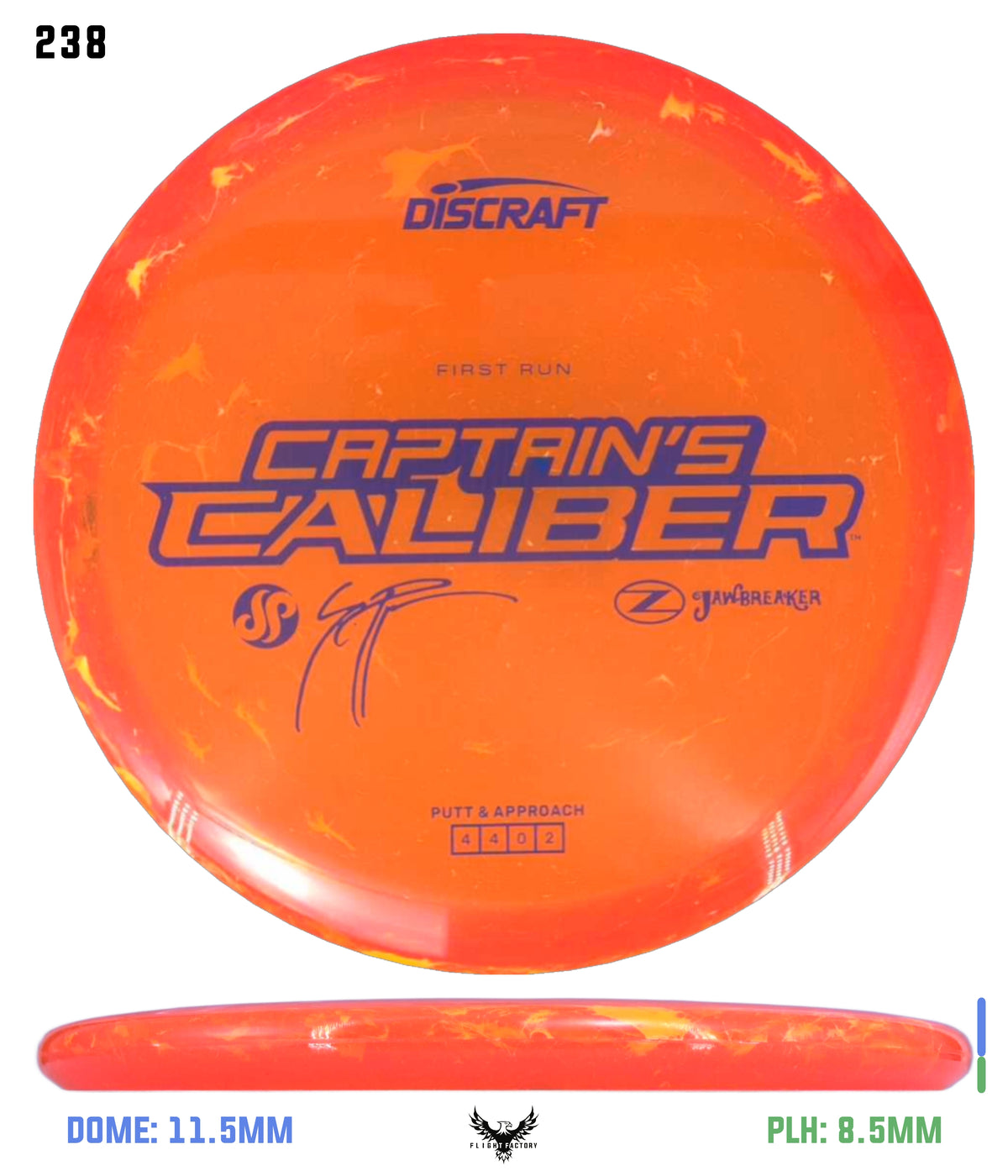 Discraft Seppo Paju First Run Z Jawbreaker Captain’s Caliber