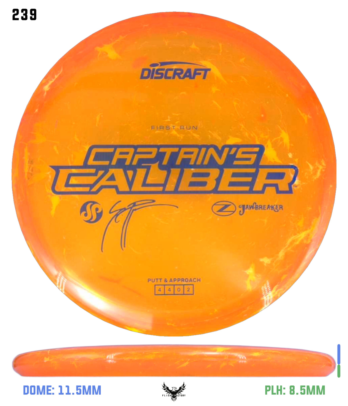 Discraft Seppo Paju First Run Z Jawbreaker Captain’s Caliber