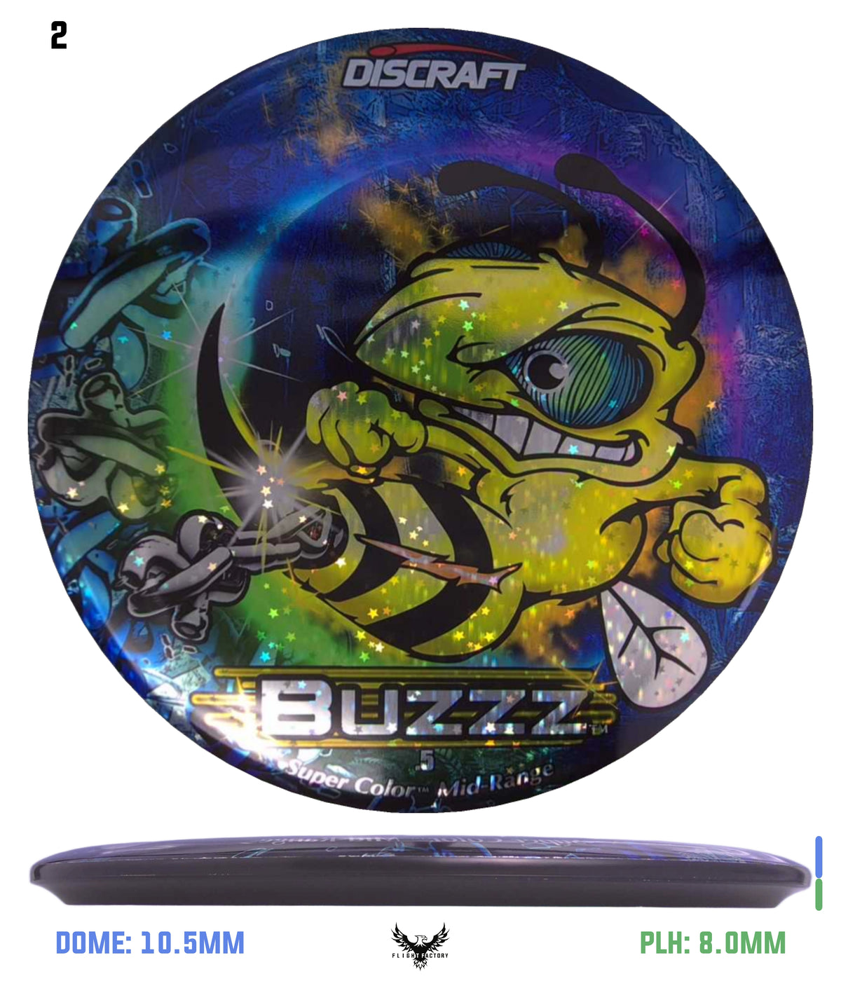 Discraft ESP Full Foil Supercolor Buzzz - Buzzz Chains