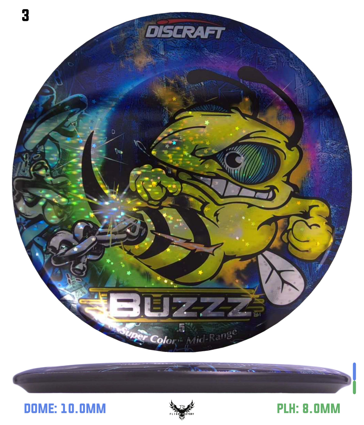 Discraft ESP Full Foil Supercolor Buzzz - Buzzz Chains