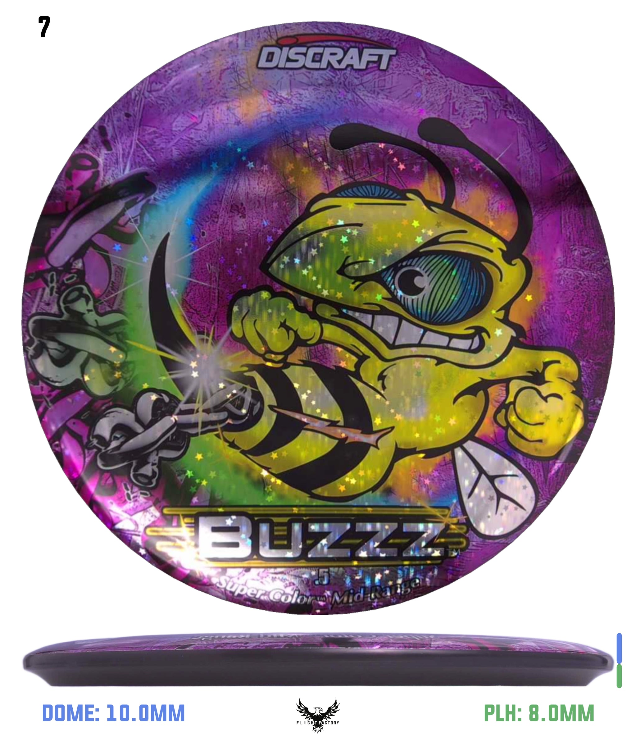 Discraft ESP Full Foil Supercolor Buzzz - Buzzz Chains - Flight