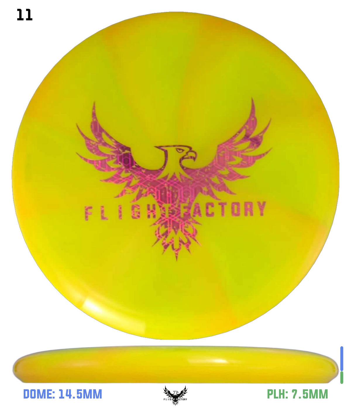 Discraft Tour Z Swirl Challenger OS - Eagle Yellows