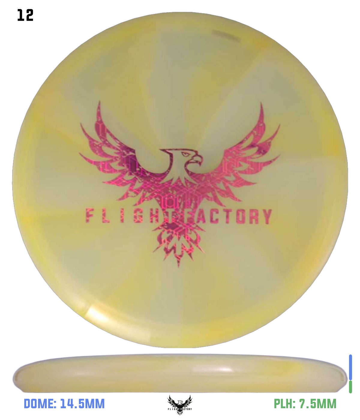 Discraft Tour Z Swirl Challenger OS - Eagle Yellows