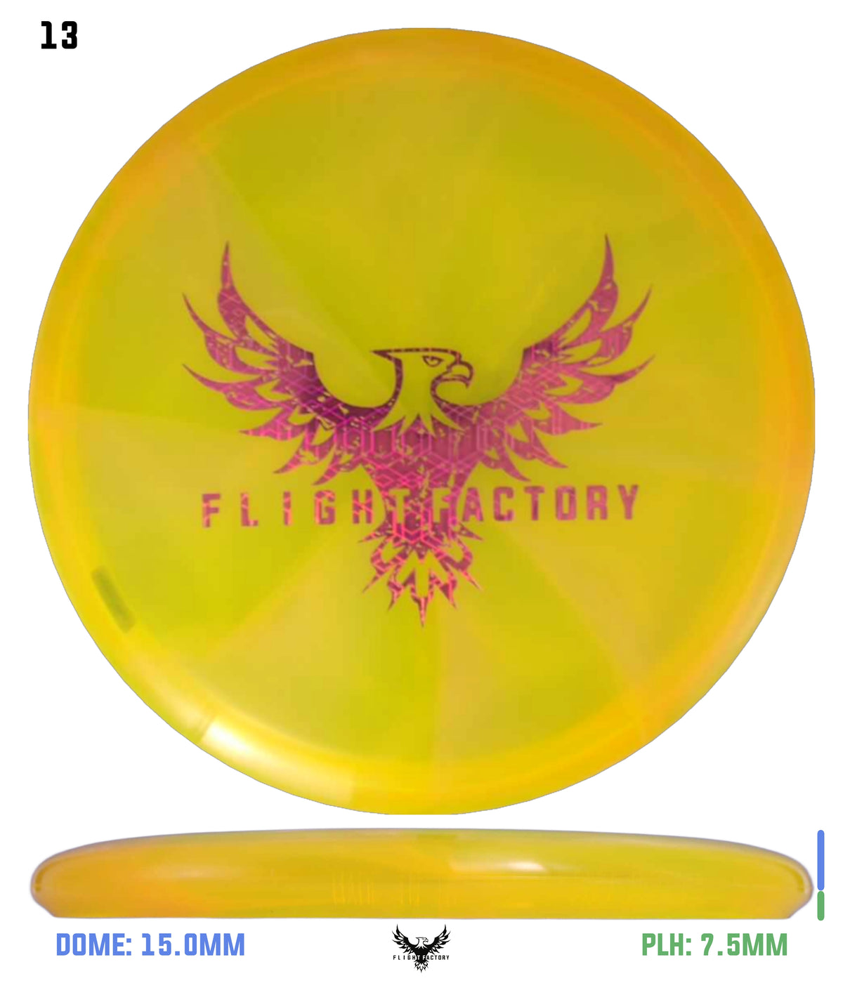 Discraft Tour Z Swirl Challenger OS - Eagle Yellows