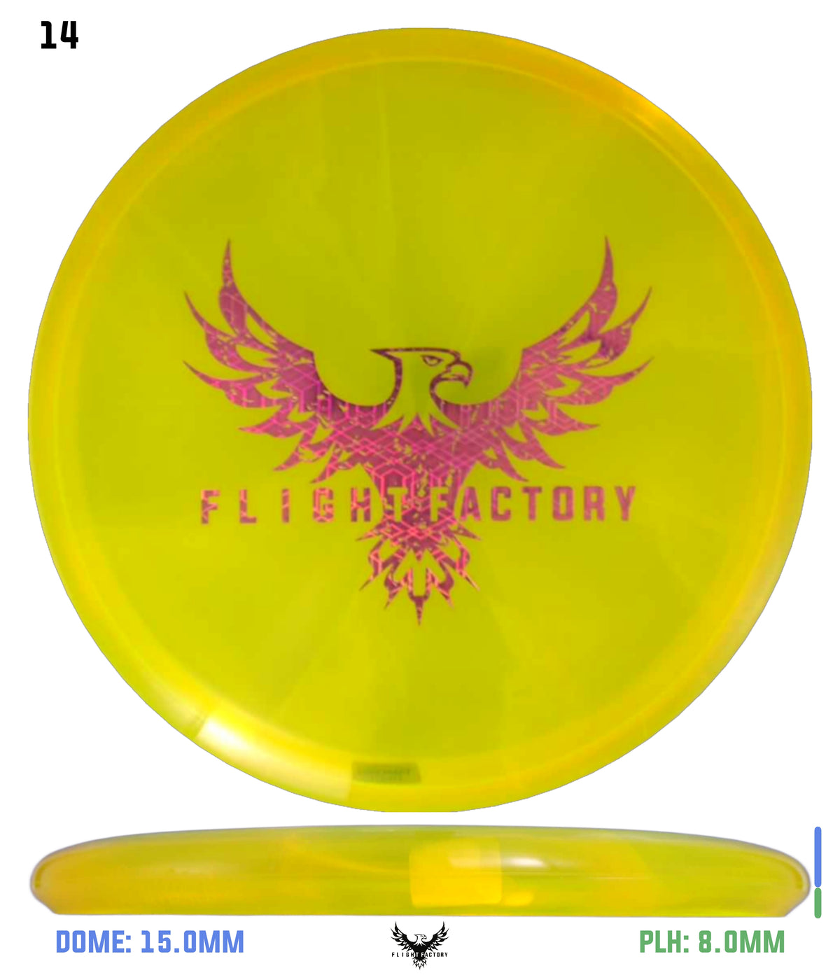 Discraft Tour Z Swirl Challenger OS - Eagle Yellows