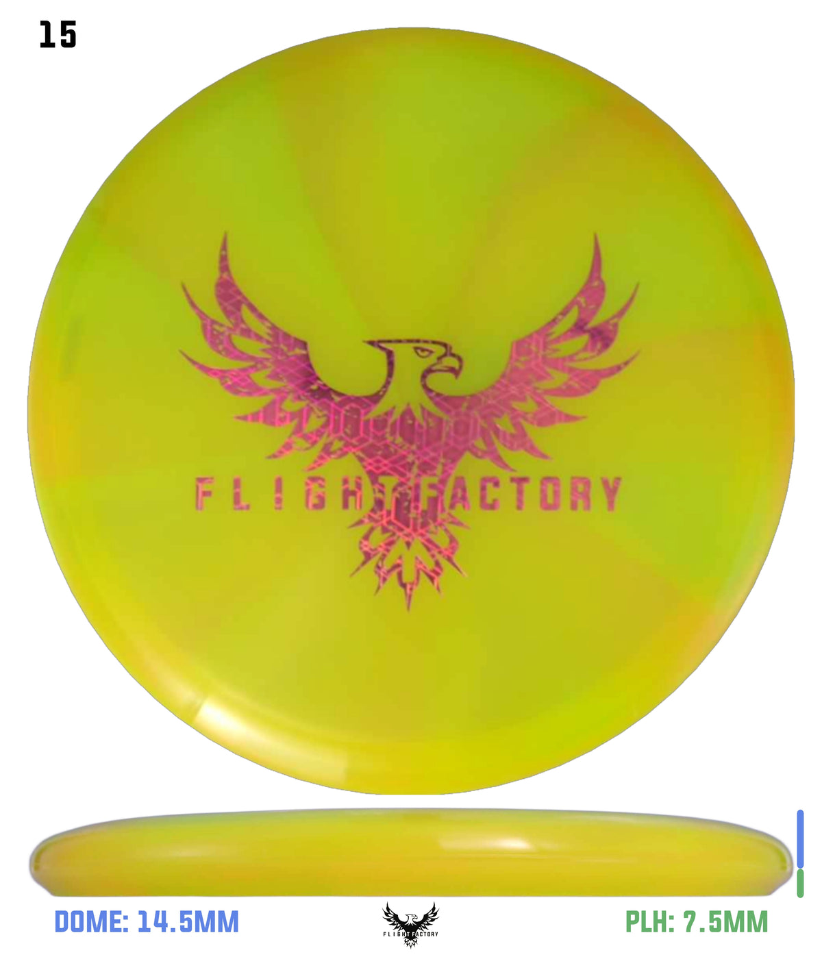 Discraft Tour Z Swirl Challenger OS - Eagle Yellows