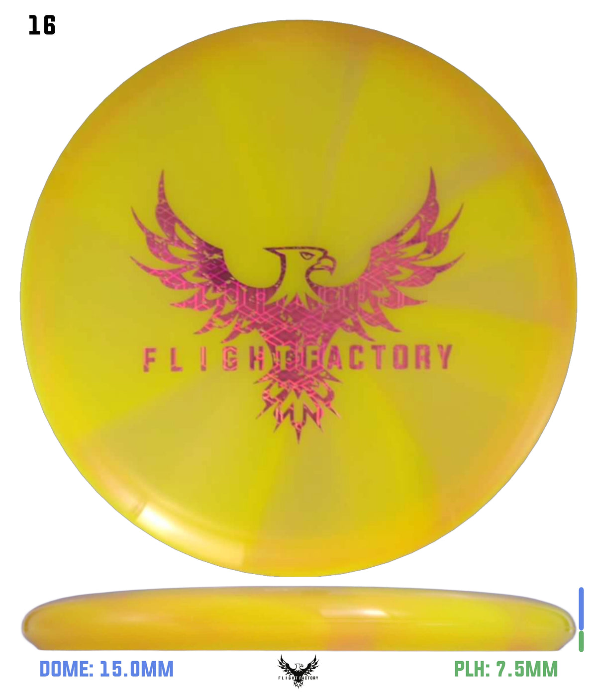 Discraft Tour Z Swirl Challenger OS - Eagle Yellows