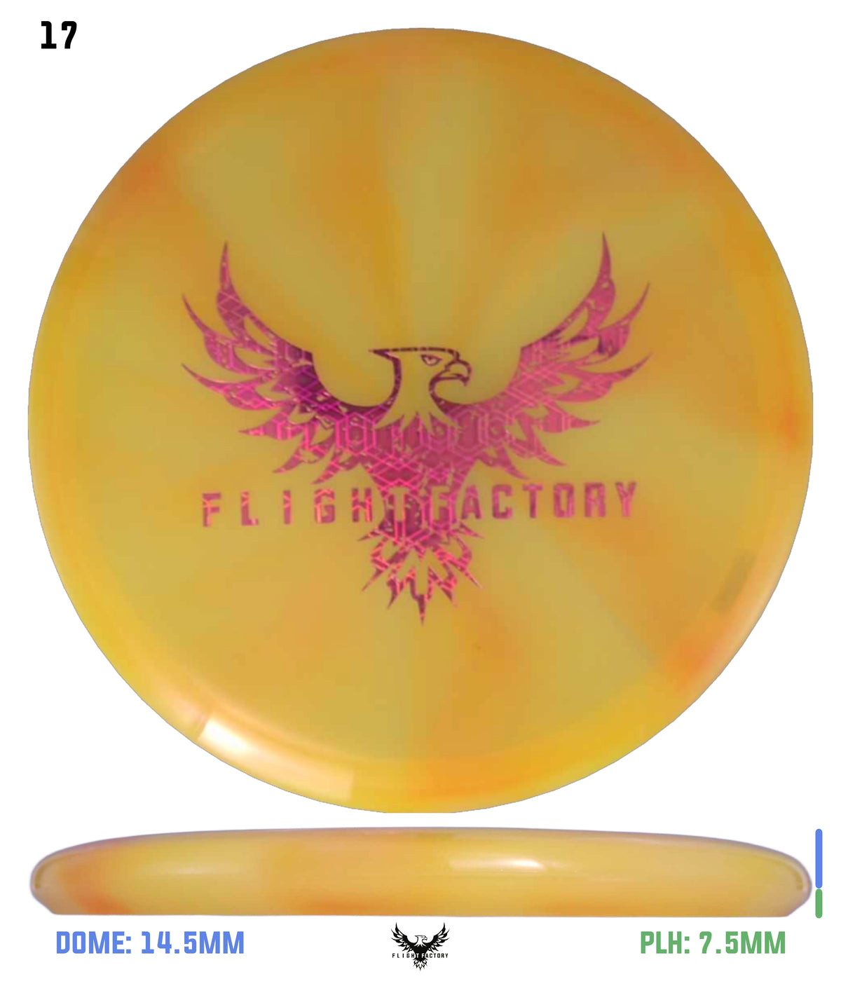 Discraft Tour Z Swirl Challenger OS - Eagle Yellows