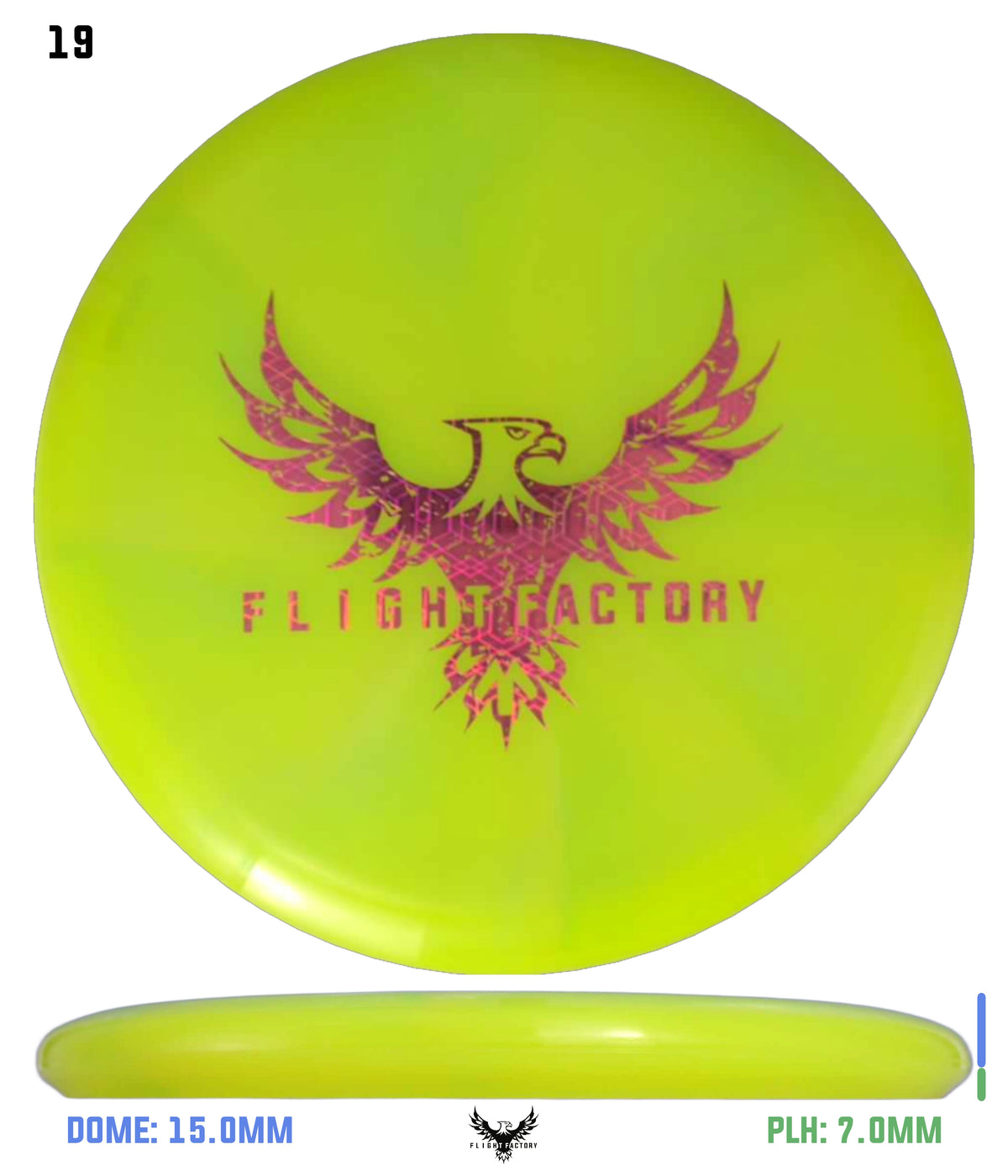Discraft Tour Z Swirl Challenger OS - Eagle Yellows