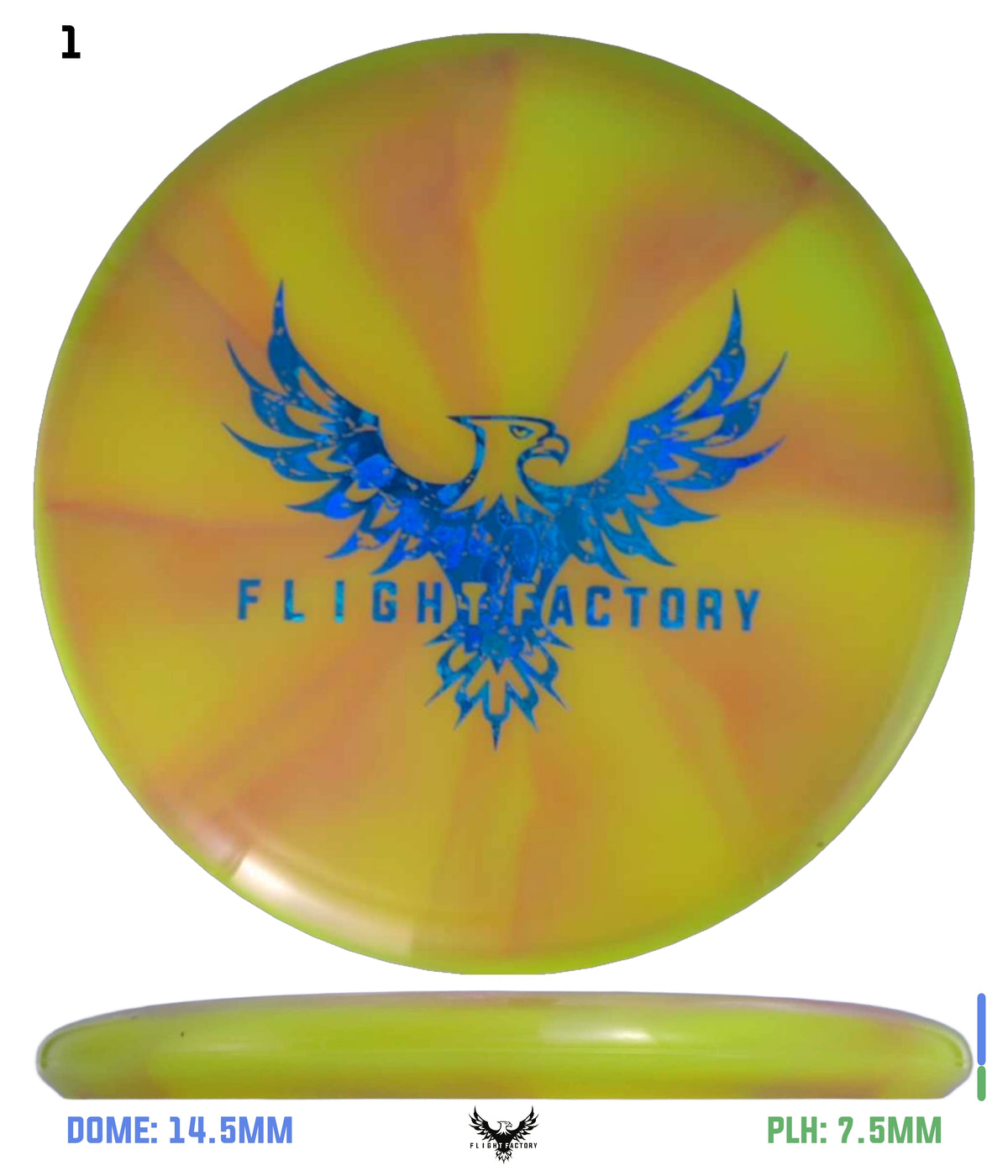Discraft Tour Z Swirl Challenger OS - Eagle Yellows