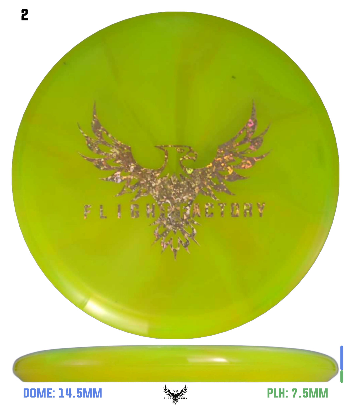 Discraft Tour Z Swirl Challenger OS - Eagle Yellows