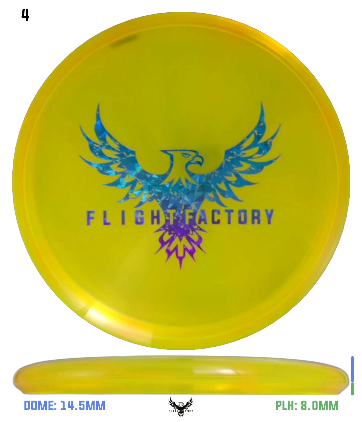 Discraft Tour Z Swirl Challenger OS - Eagle Yellows