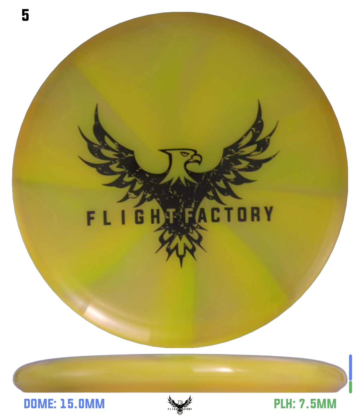 Discraft Tour Z Swirl Challenger OS - Eagle Yellows