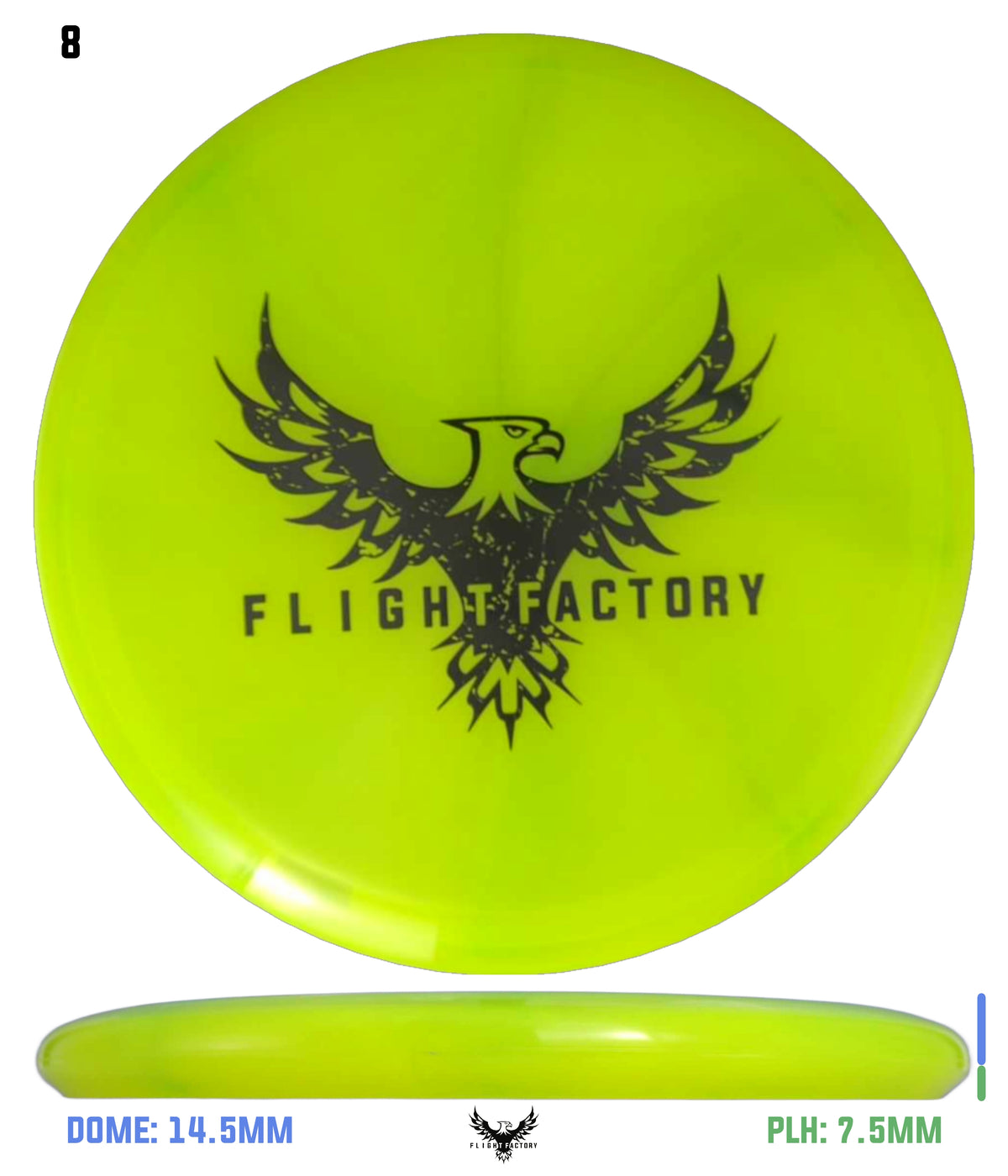 Discraft Tour Z Swirl Challenger OS - Eagle Yellows