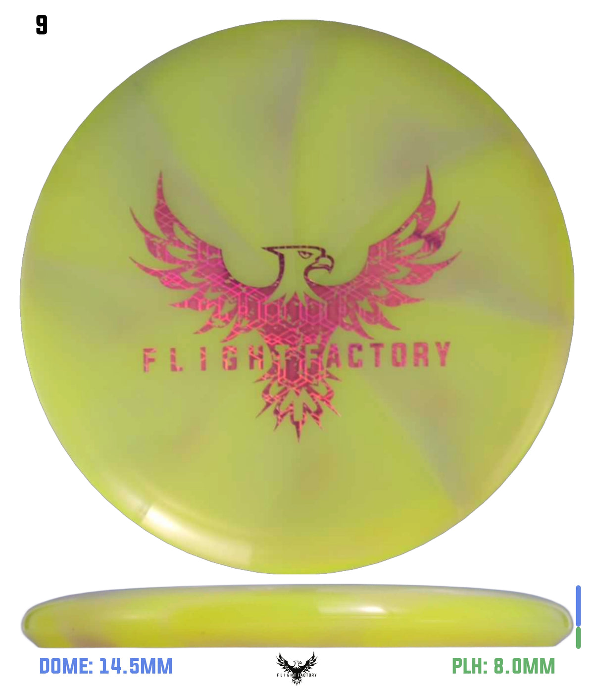 Discraft Tour Z Swirl Challenger OS - Eagle Yellows