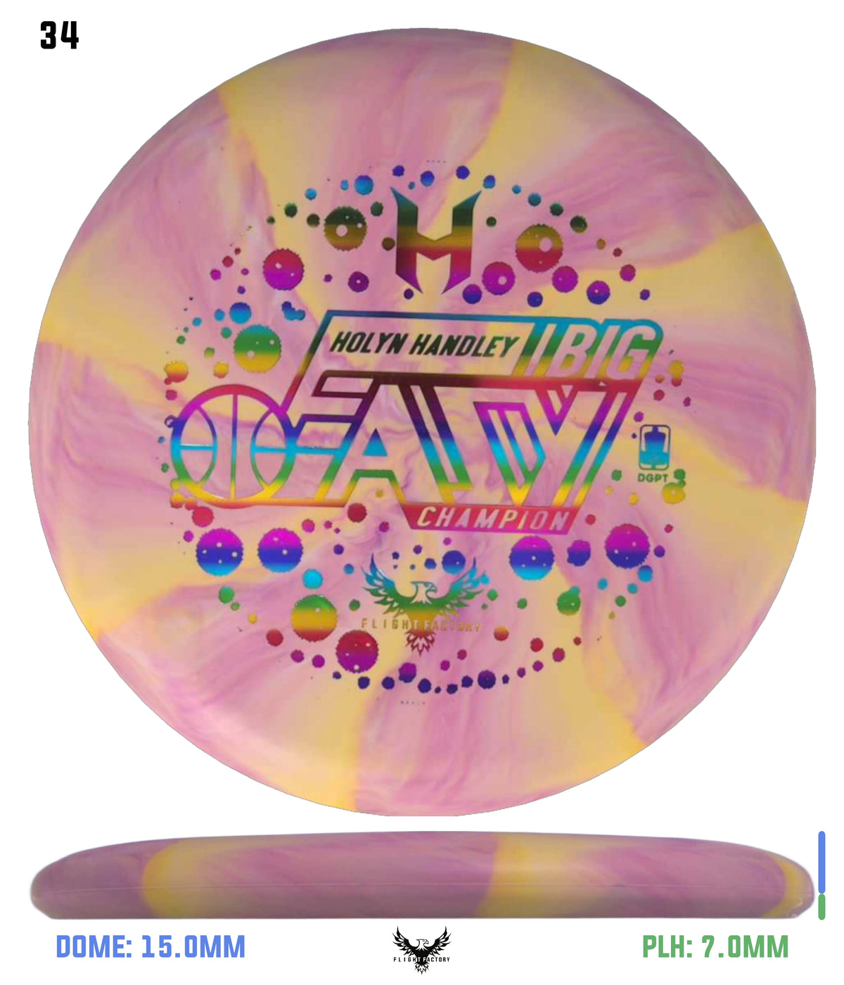 Discraft Holyn Handley CT Swirl Challenger SS - 2026 Big Easy Open Champion