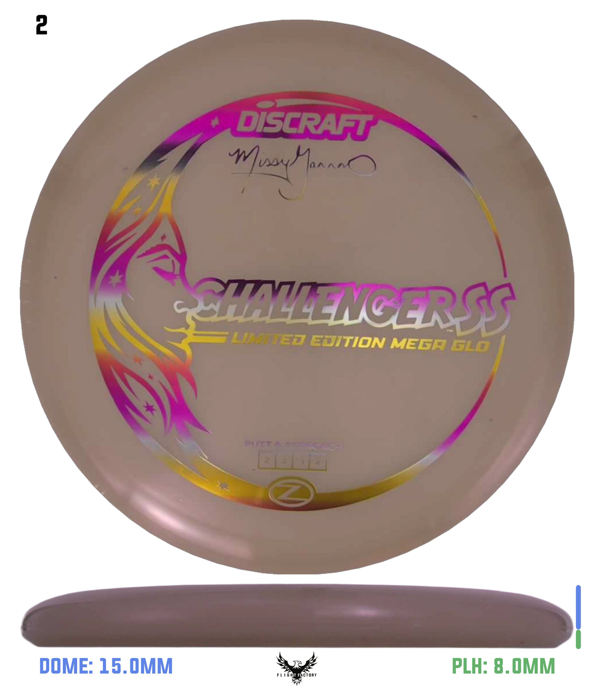 Discraft Mega Glo Challenger SS - Missy Gannon Limited Edition
