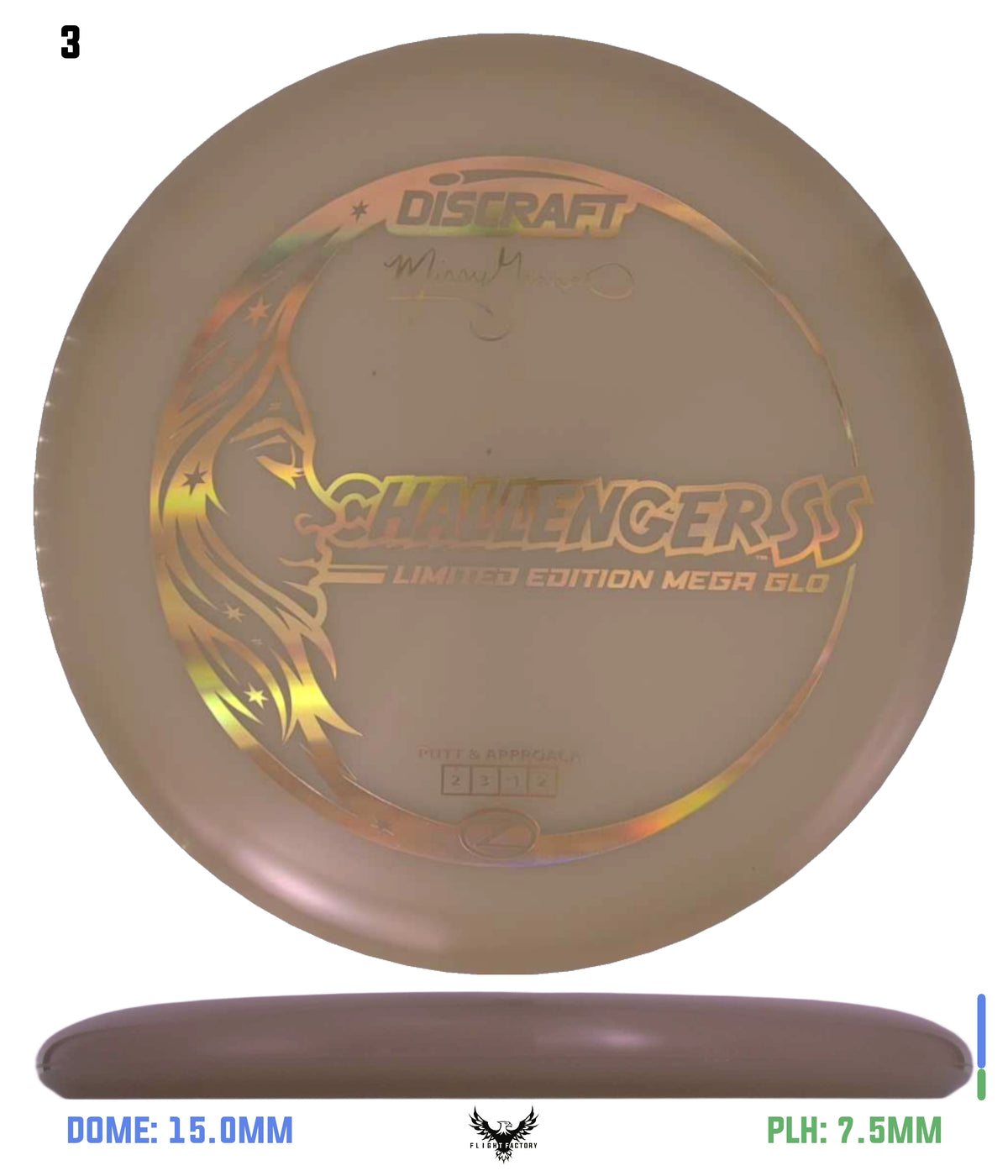 Discraft Mega Glo Challenger SS - Missy Gannon Limited Edition