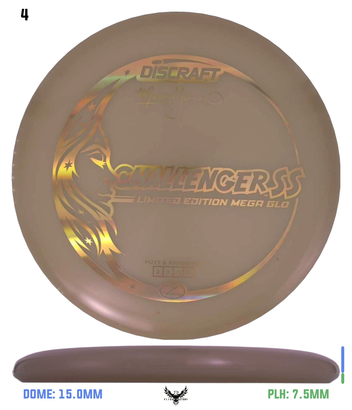 Discraft Mega Glo Challenger SS - Missy Gannon Limited Edition