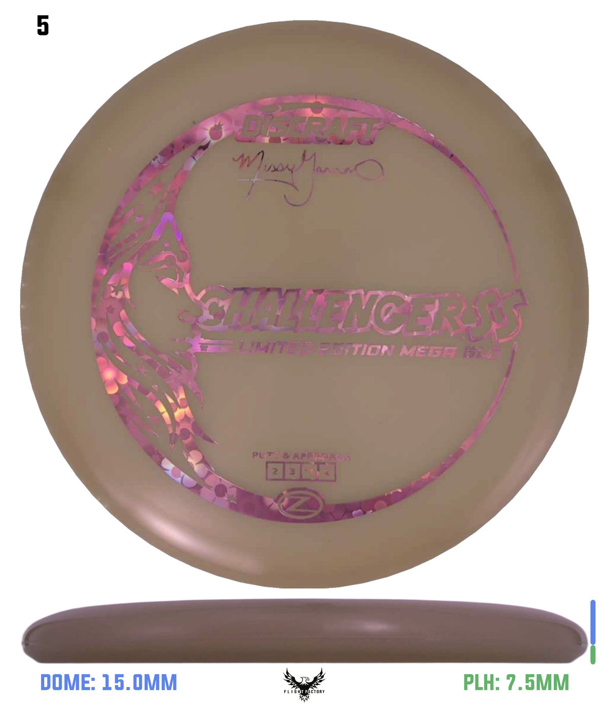 Discraft Mega Glo Challenger SS - Missy Gannon Limited Edition