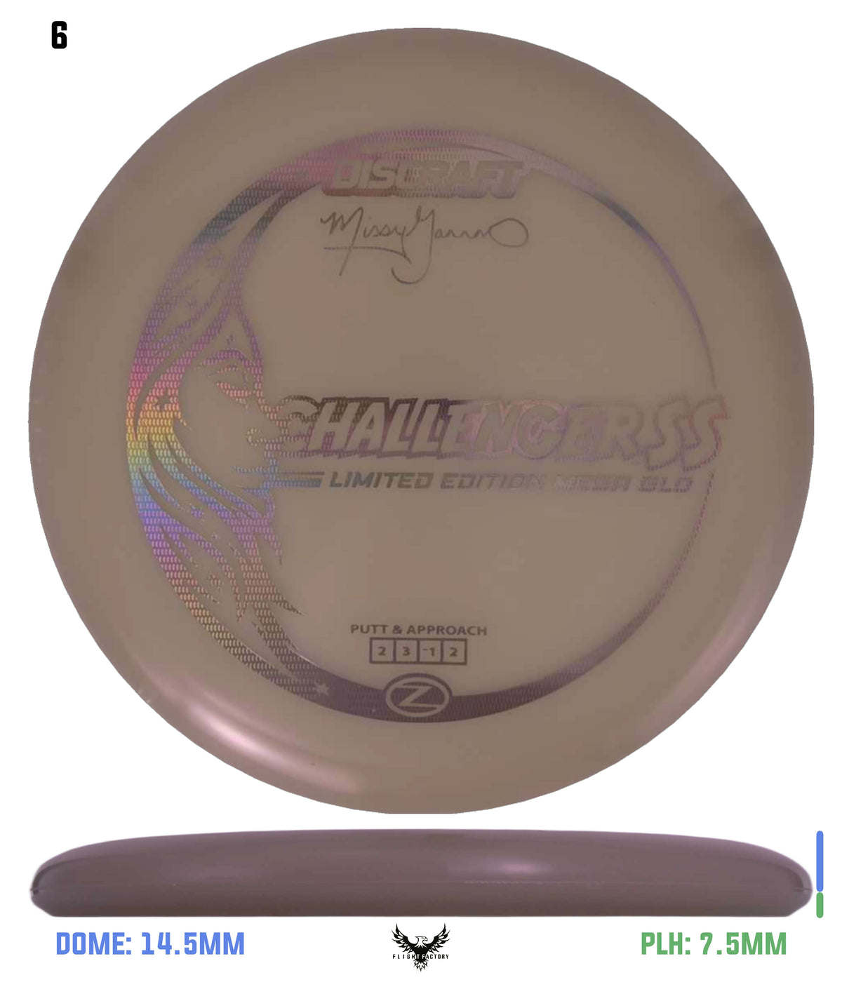 Discraft Mega Glo Challenger SS - Missy Gannon Limited Edition