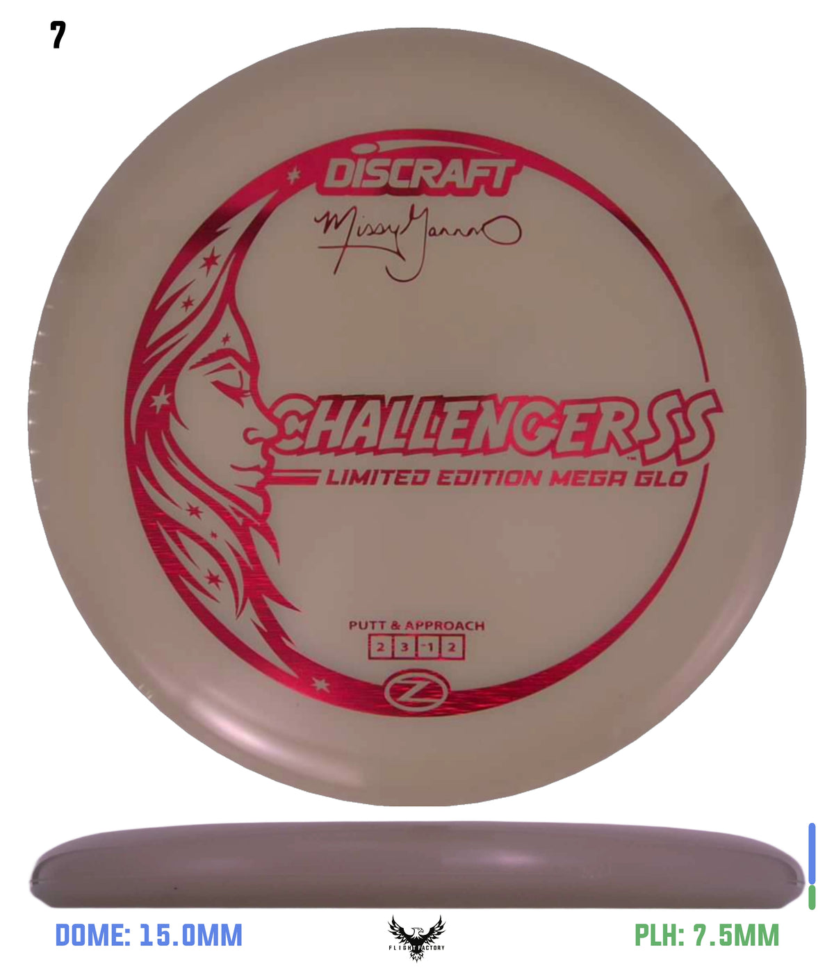 Discraft Mega Glo Challenger SS - Missy Gannon Limited Edition
