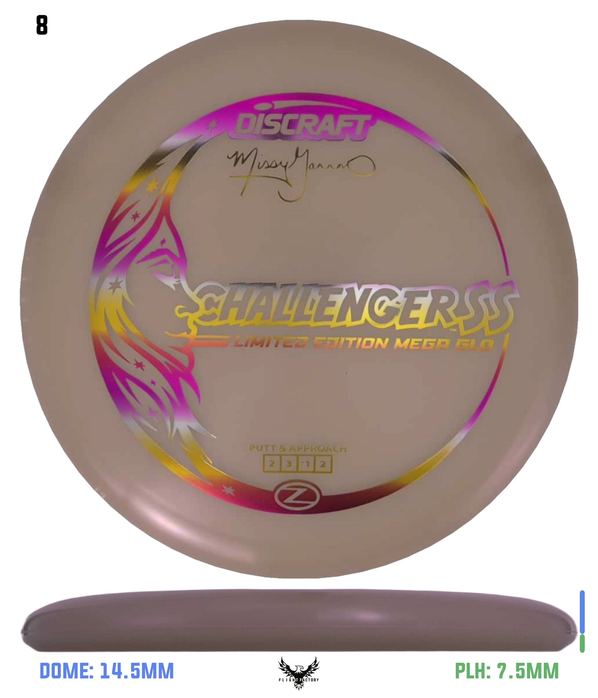 Discraft Mega Glo Challenger SS - Missy Gannon Limited Edition