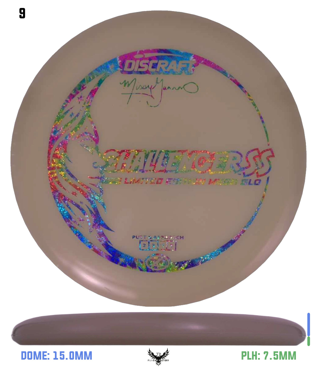 Discraft Mega Glo Challenger SS - Missy Gannon Limited Edition