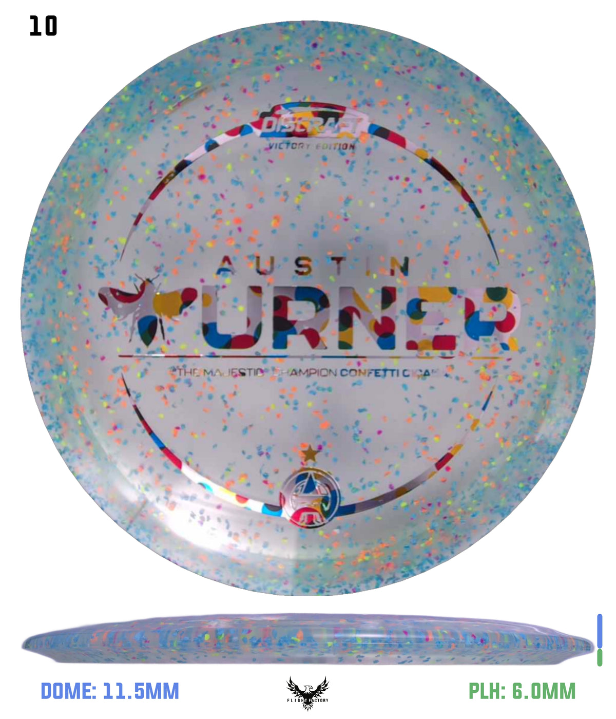 Discraft Austin Turner Majestic Champion Z Confetti Cicada
