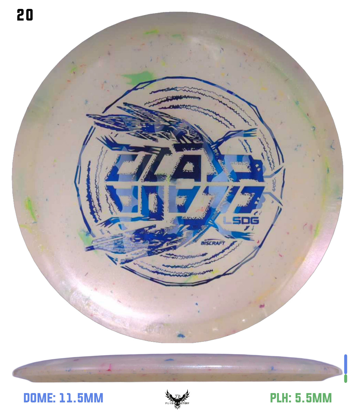 Discraft Colorshift Jawbreaker Z Cicada - Ledgestone 2026 Season 1
