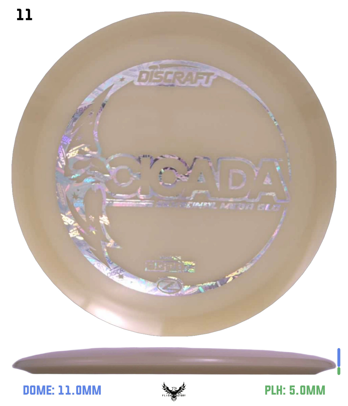Discraft Seasonal Mega Glo Z Cicada