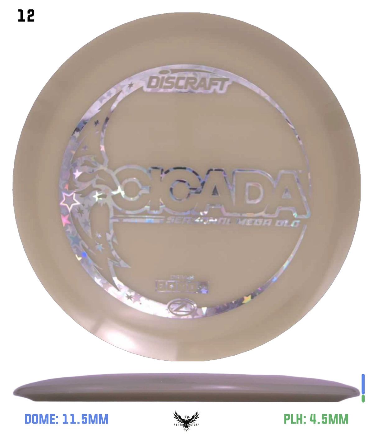 Discraft Seasonal Mega Glo Z Cicada