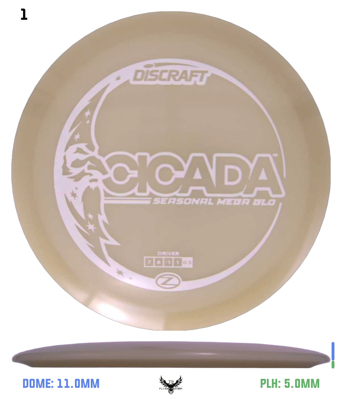 Discraft Seasonal Mega Glo Z Cicada