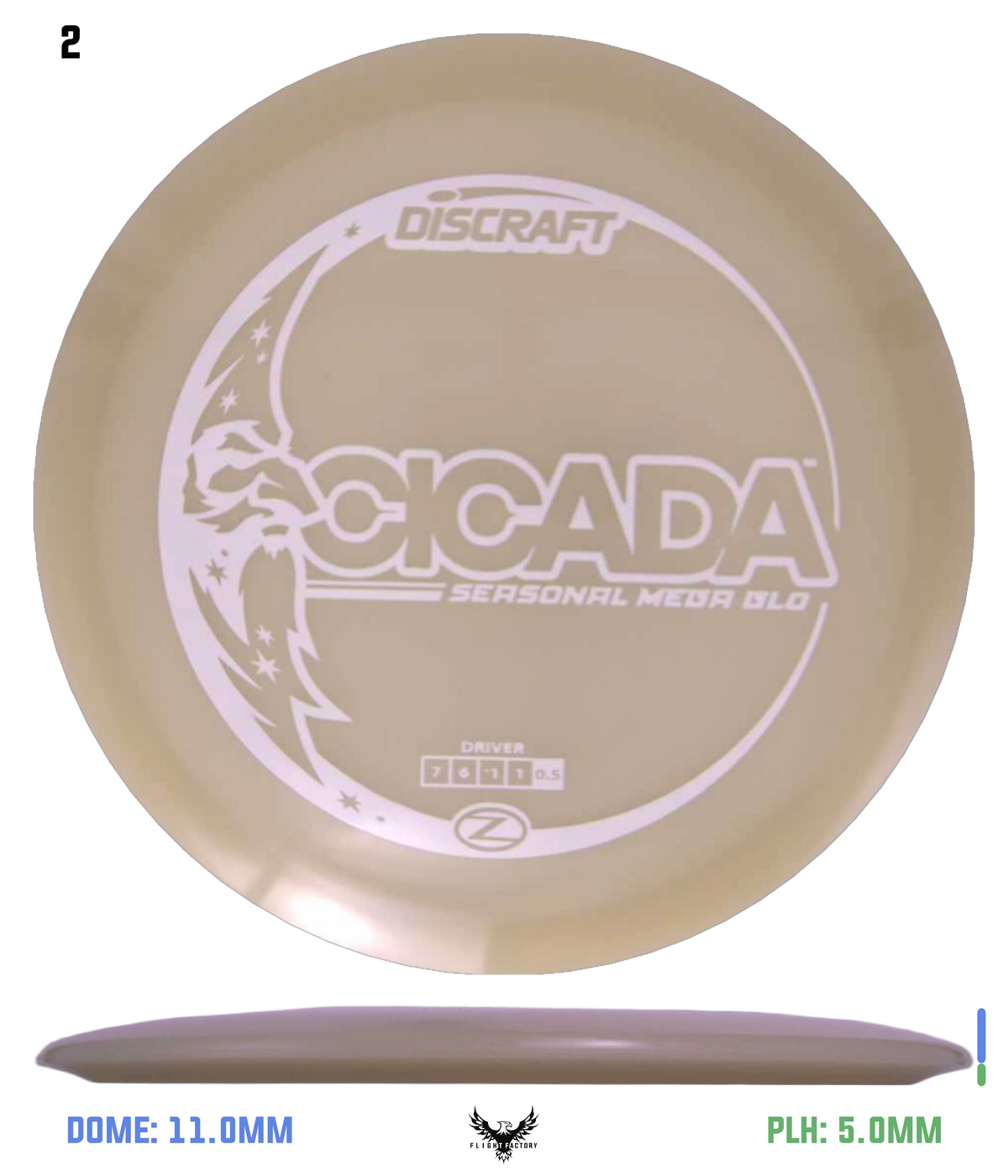 Discraft Seasonal Mega Glo Z Cicada