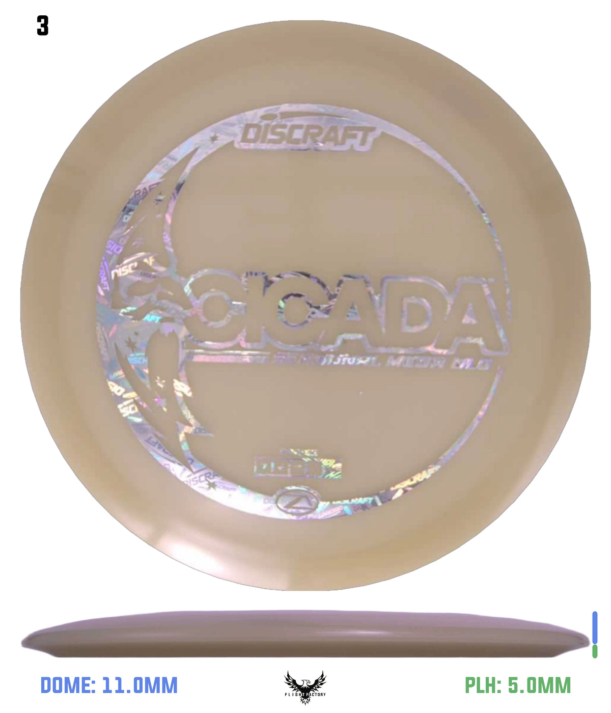 Discraft Seasonal Mega Glo Z Cicada
