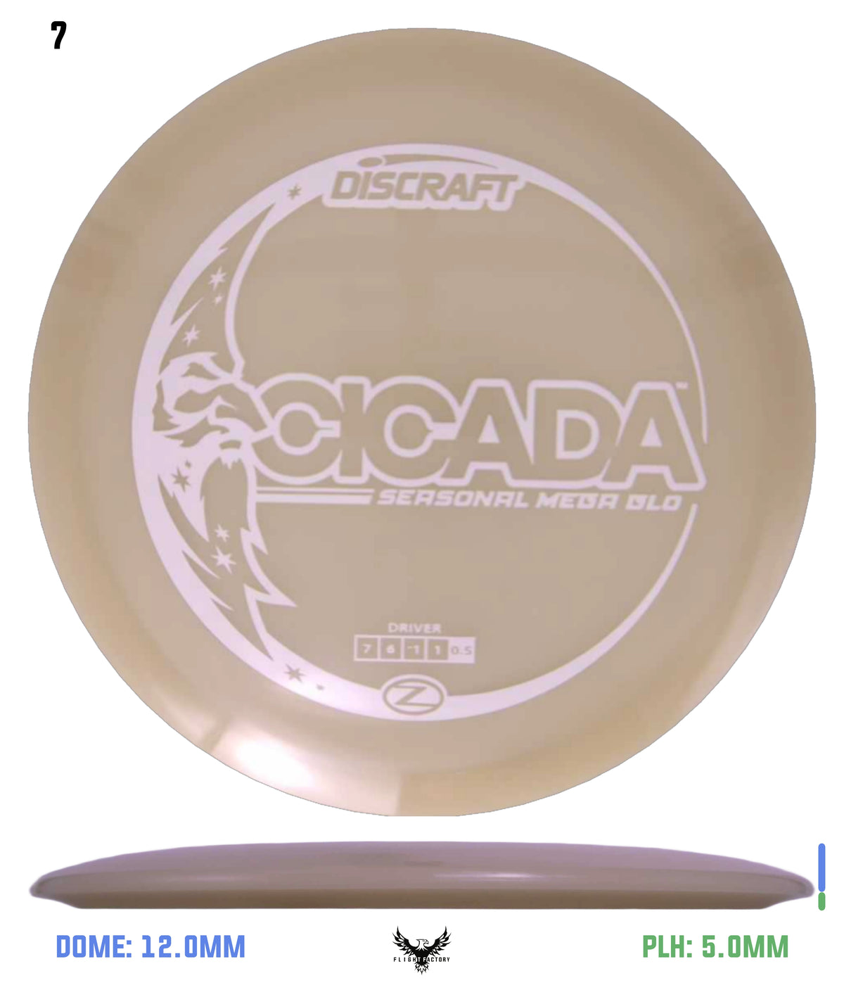 Discraft Seasonal Mega Glo Z Cicada