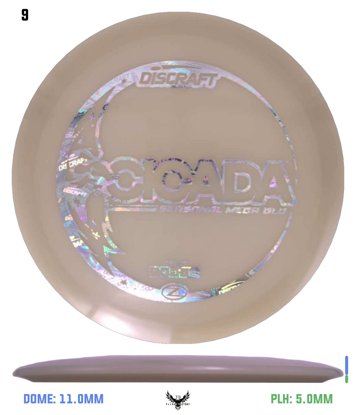 Discraft Seasonal Mega Glo Z Cicada