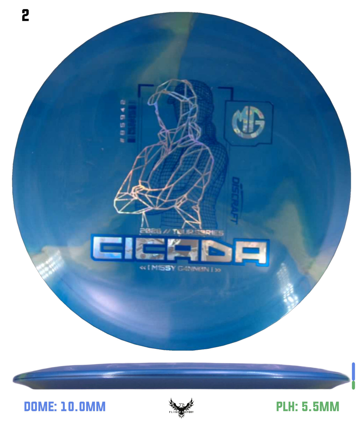 Discraft 2026 Tour Series V2 Cicada – Missy Gannon