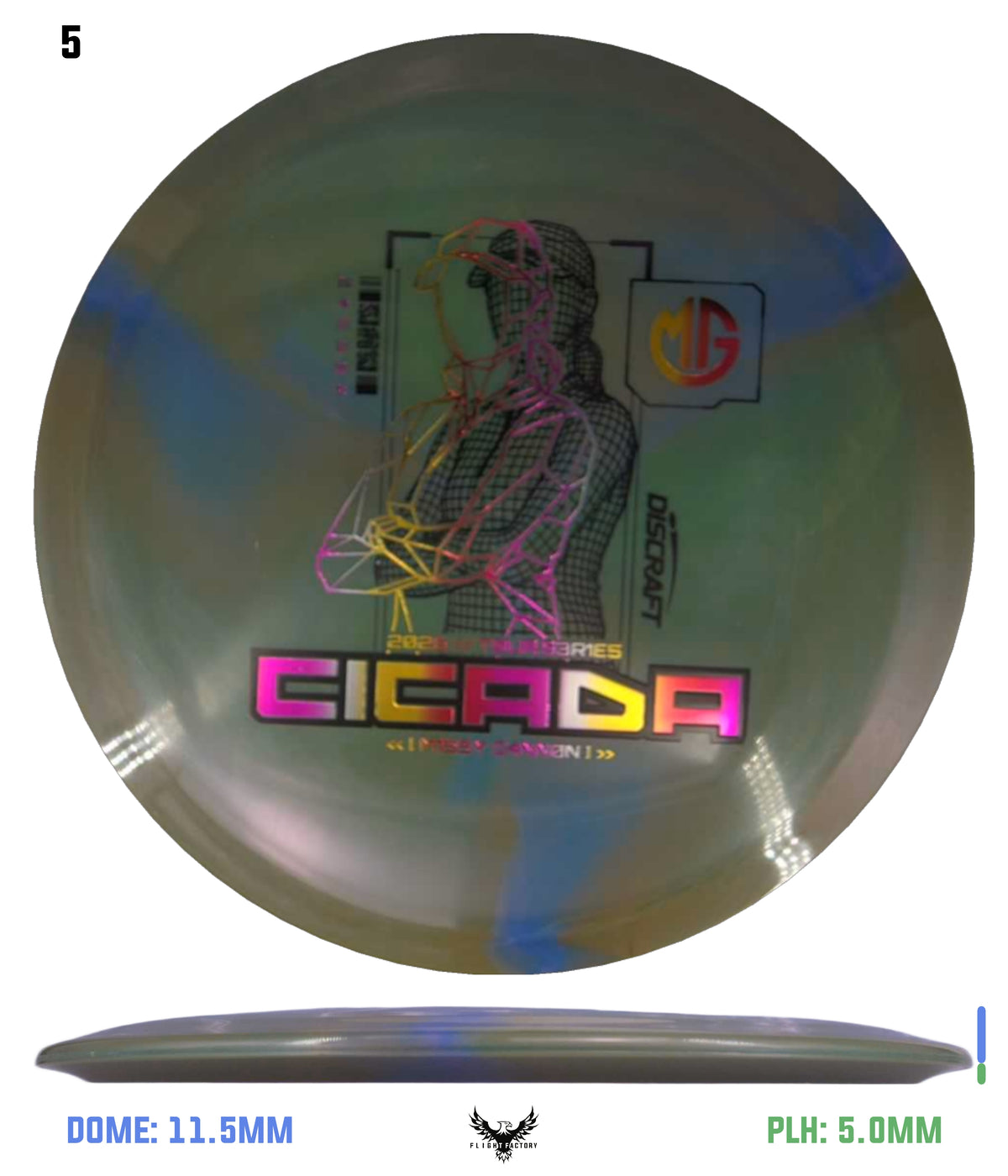 Discraft 2026 Tour Series V2 Cicada – Missy Gannon