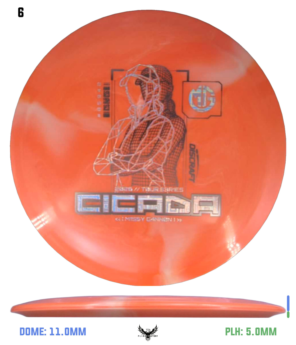 Discraft 2026 Tour Series V2 Cicada – Missy Gannon