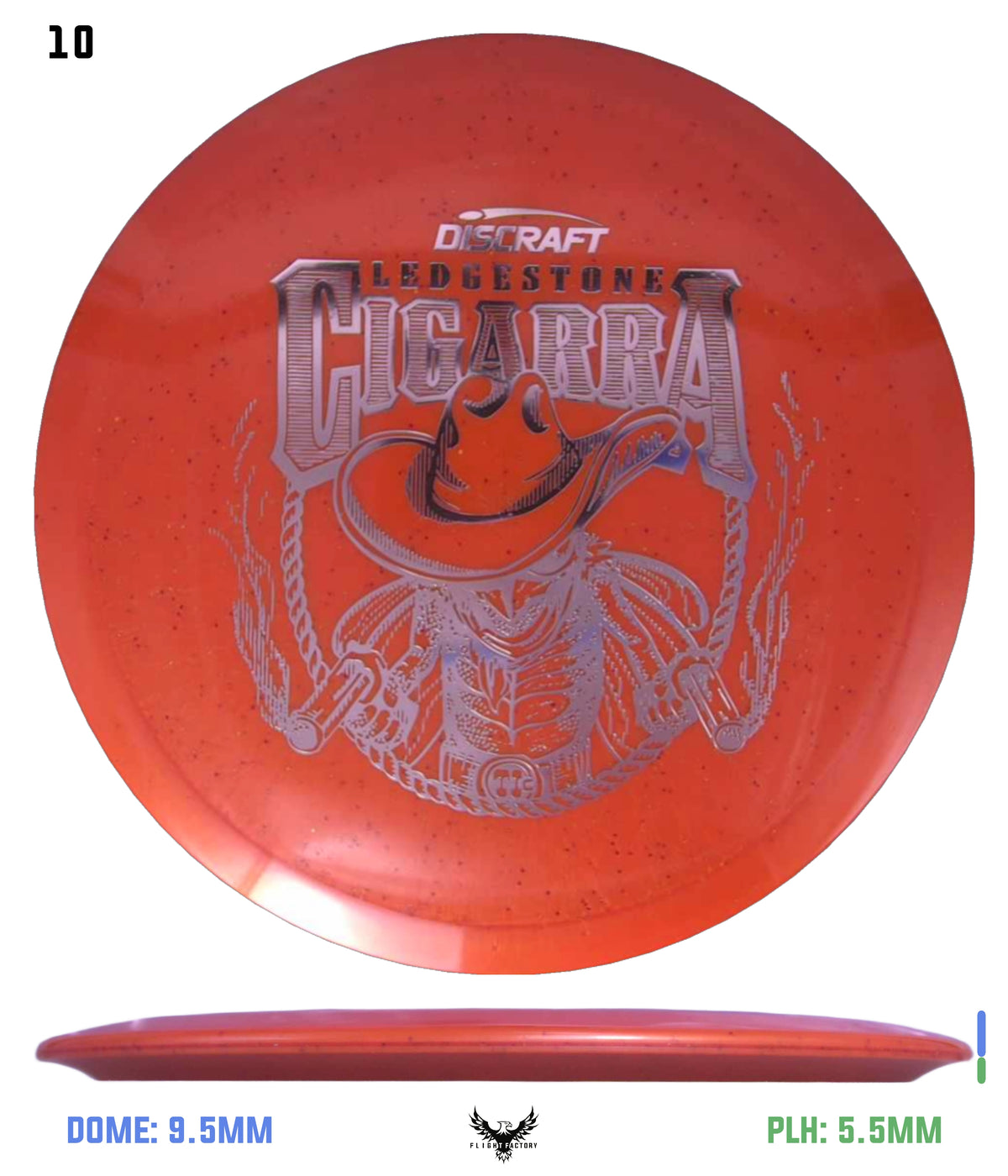 Discraft Anthony Barela Titanium Sparkle Cigarra - Ledgestone 2026 Preseason