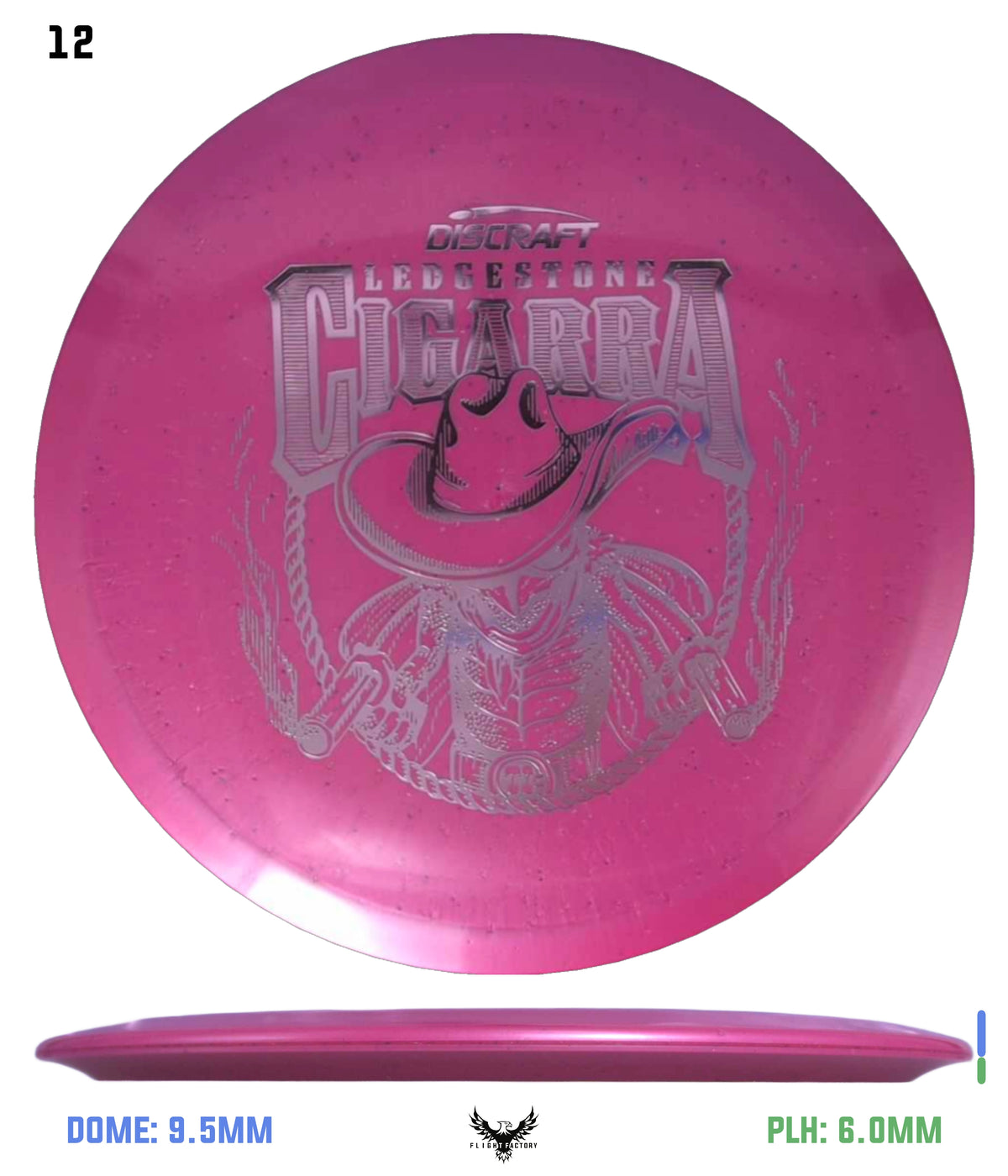 Discraft Anthony Barela Titanium Sparkle Cigarra - Ledgestone 2026 Preseason