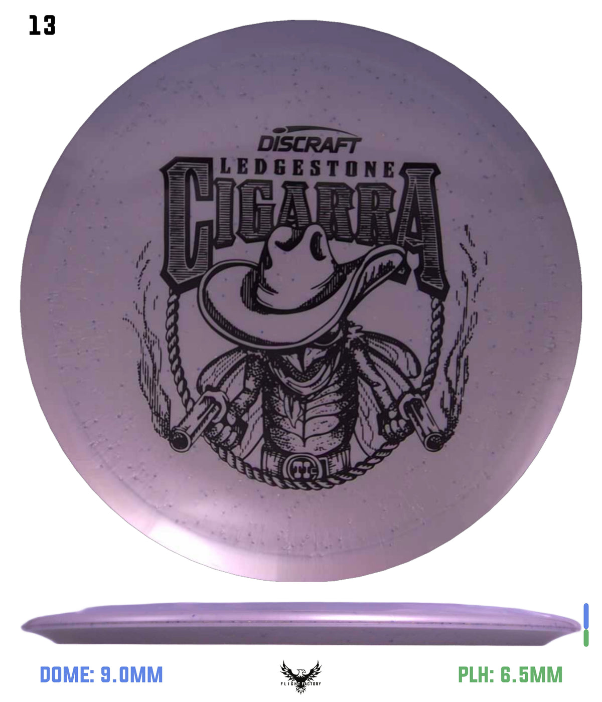 Discraft Anthony Barela Titanium Sparkle Cigarra - Ledgestone 2026 Preseason