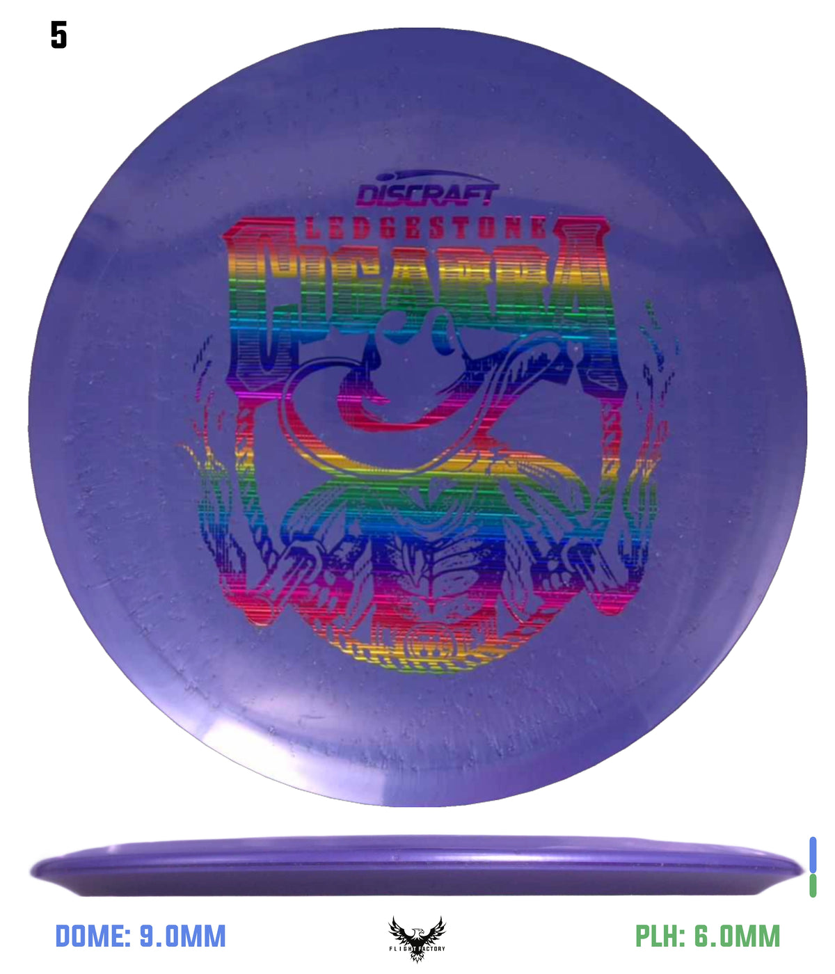Discraft Anthony Barela Titanium Sparkle Cigarra - Ledgestone 2026 Preseason