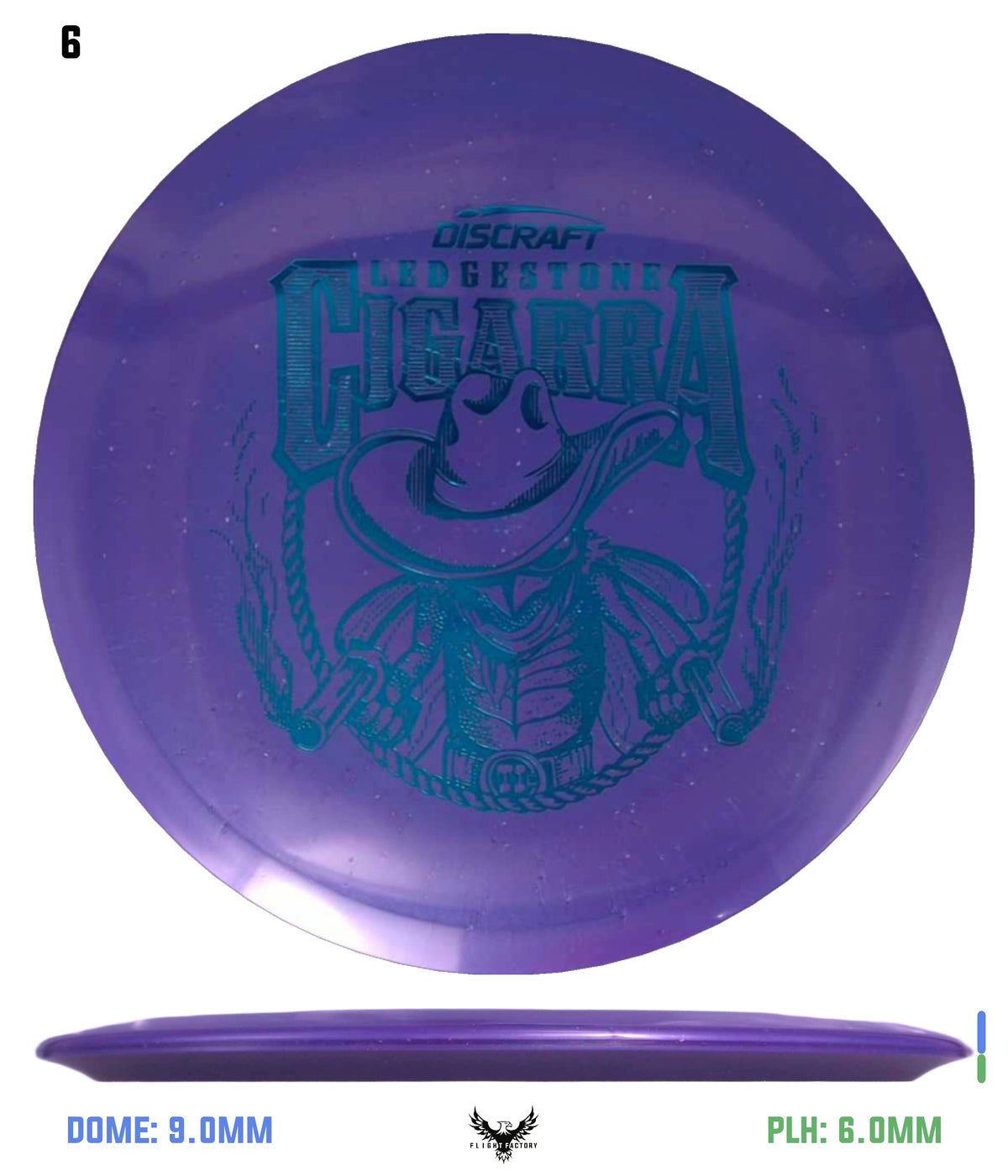Discraft Anthony Barela Titanium Sparkle Cigarra - Ledgestone 2026 Preseason