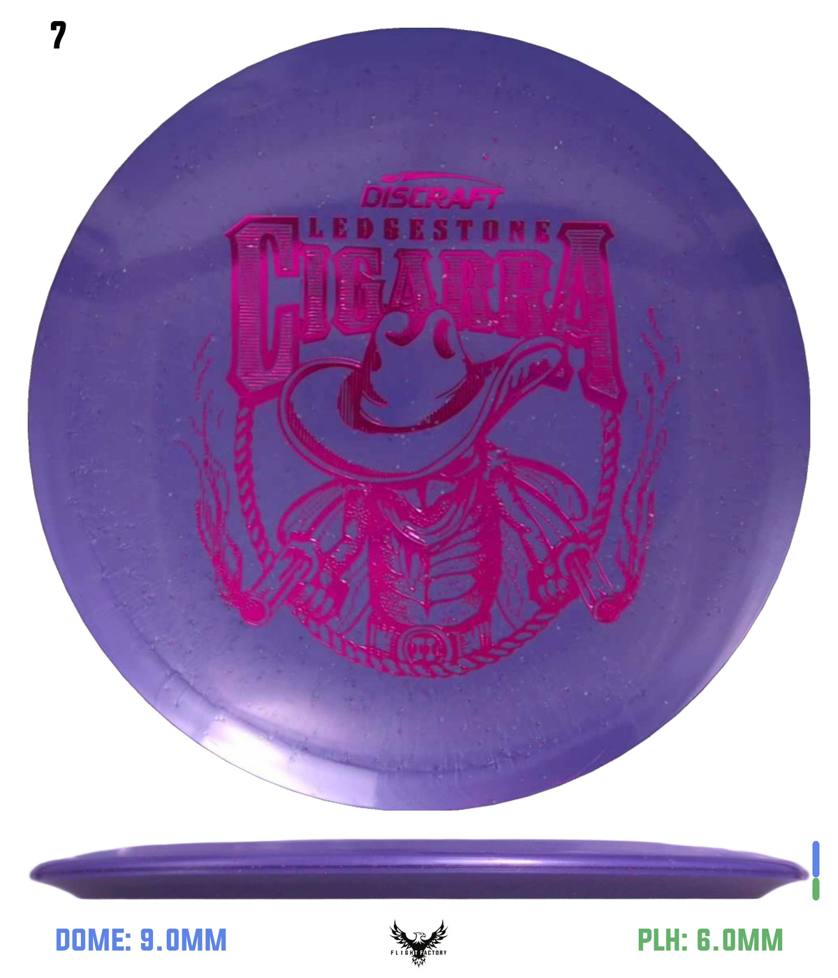 Discraft Anthony Barela Titanium Sparkle Cigarra - Ledgestone 2026 Preseason