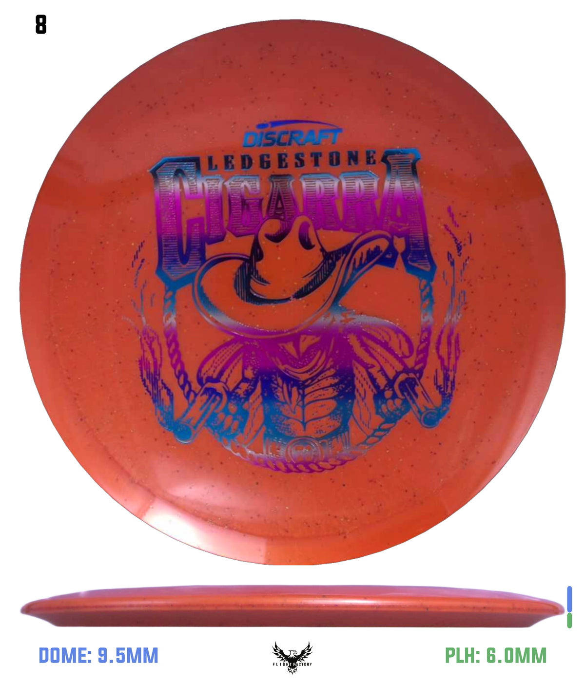 Discraft Anthony Barela Titanium Sparkle Cigarra - Ledgestone 2026 Preseason