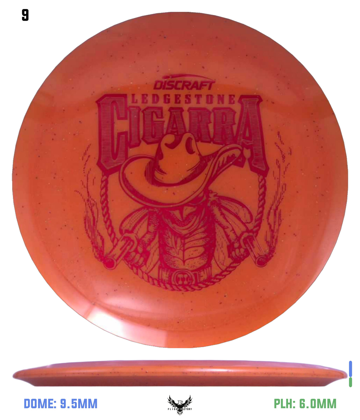 Discraft Anthony Barela Titanium Sparkle Cigarra - Ledgestone 2026 Preseason