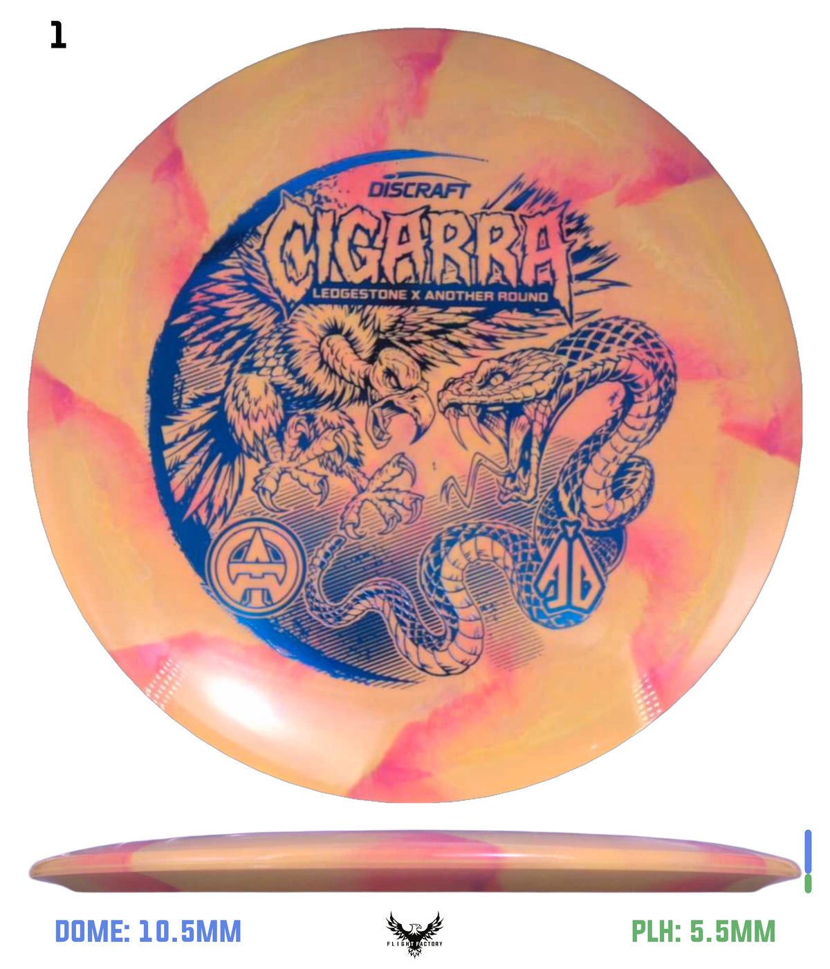 Discraft Barela x Turner ESP Swirl “BFF” Cigarra - Worlds 2026