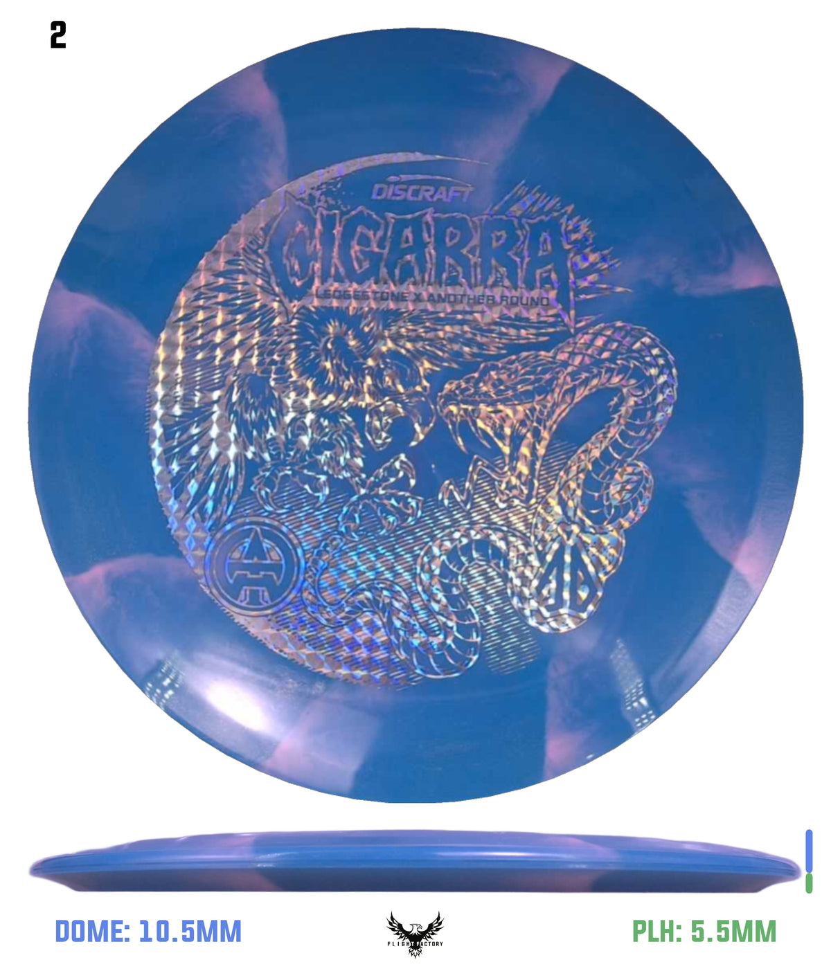 Discraft Barela x Turner ESP Swirl “BFF” Cigarra - Worlds 2026